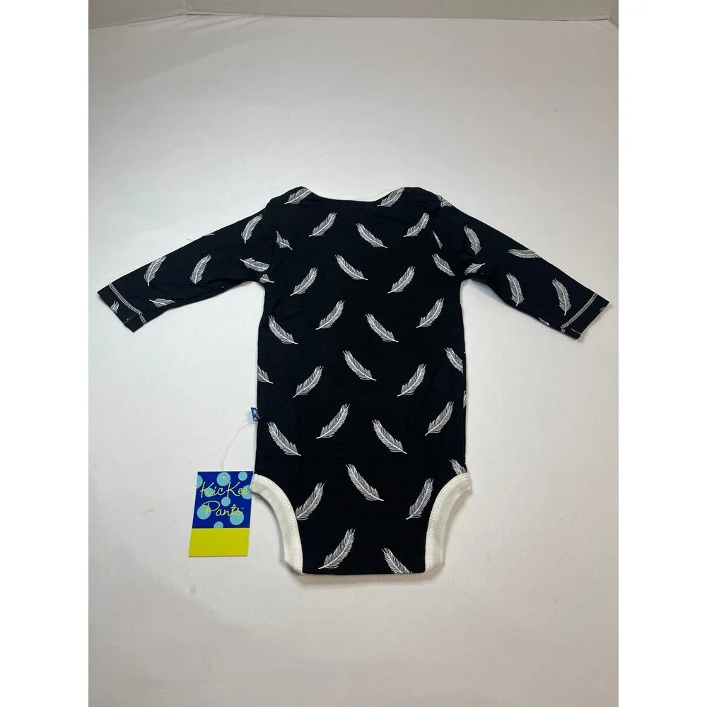 KicKee Pants Unisex Long Sleeve One Piece Size 18-24 Months New With Tag